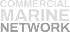 Commercial Marine Network logo greyscale