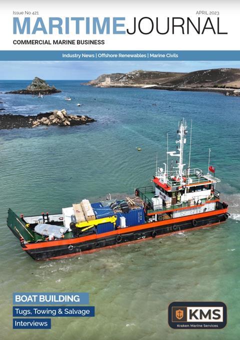 Maritime Journal Cover April 2023