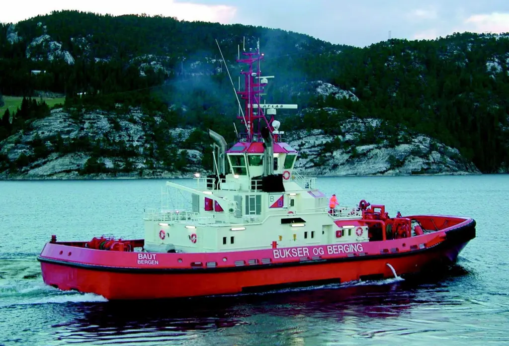 The Voith Water Tractor system as deployed on Bukser og Bergings new tug Baut will be on display at SMM.