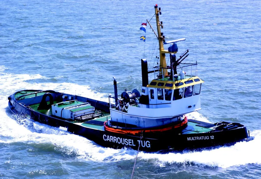 Novatug BV and GE Marine, exhibiting together at SMM, will jointly market Novatugs novel Carrousel tug system.