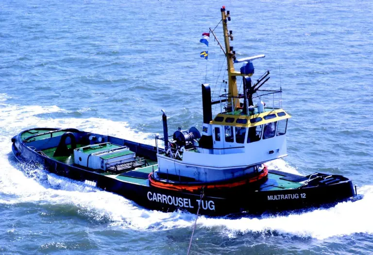 Novatug BV and GE Marine, exhibiting together at SMM, will jointly market Novatugs novel Carrousel tug system.