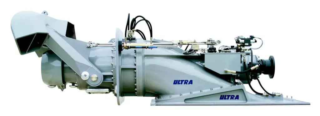The UltraJet 575 waterjet is capable of absorbing input powers up to 1,700 bhp.