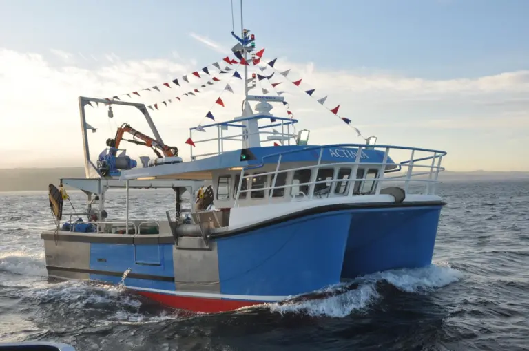 Clements Marine supplied the entire stern gear package for the research vessel RV Actinia.