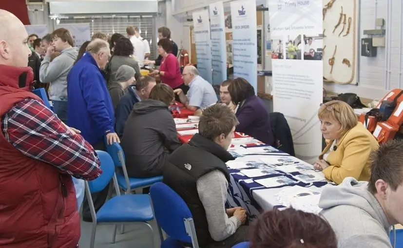 There is an important emphasis on recruitments days at the moment due to the skill shortage at sea.