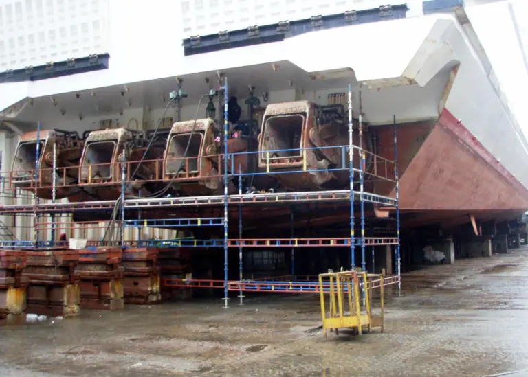 Water jets on high speed ferries can be vulnerable to corrosion as a result of their construction.