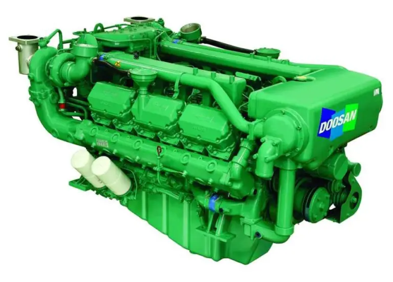 The Doosan 4V222TIM will feature on WaterMota’s main stand opposite the main entrance to Seawork 2012.