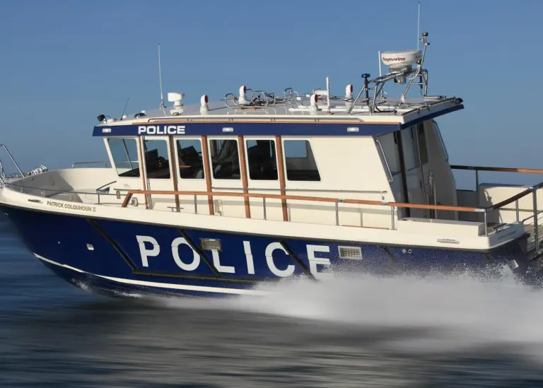 The 'Targa 31' has been a popular choice for police and fast patrol roles