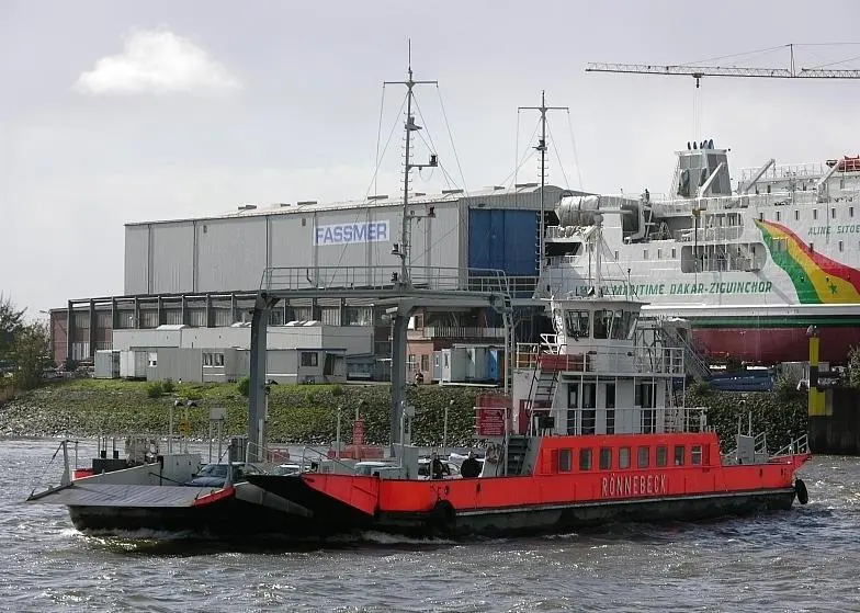 New FBS ferry 'Stedingen' replaces Fassmer-built 'Roennebeck' (Photo: FAWB)