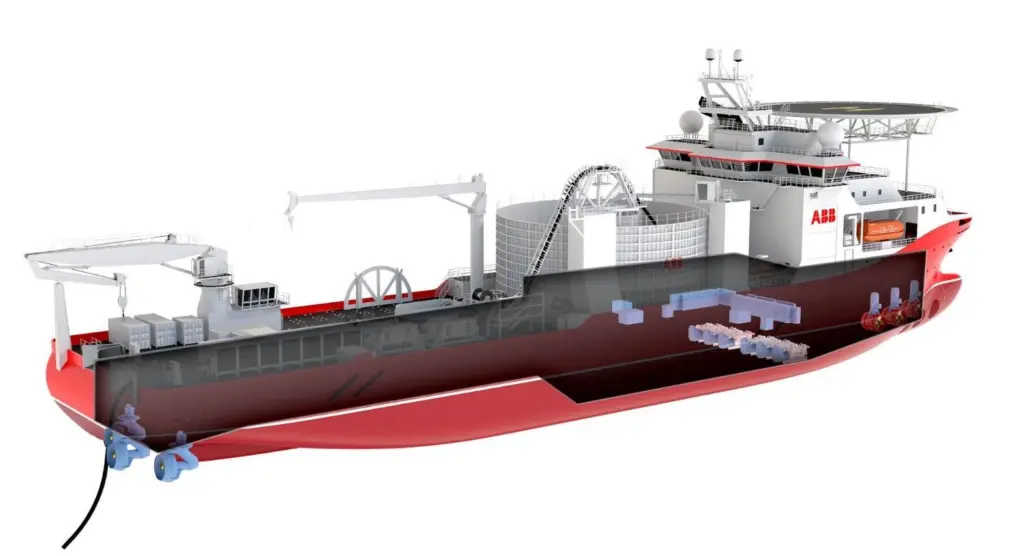 The vessel will also feature a complete ABB Integrated Automation System and three Azipod propulsion units