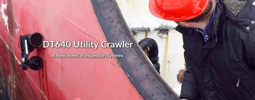 DT640 Utility Crawler houses its own on-board batteries, making deployment quick and easy
