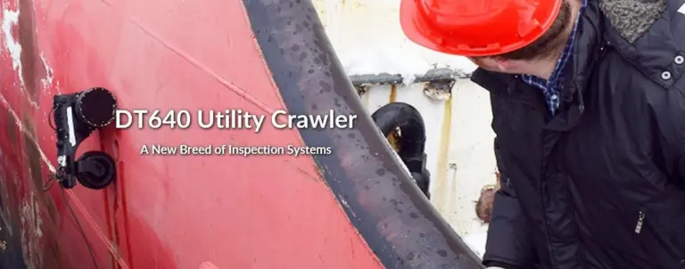 DT640 Utility Crawler houses its own on-board batteries, making deployment quick and easy