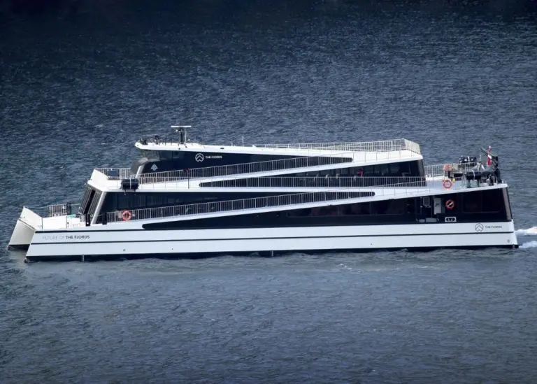 The NOK 144 million vessel is propelled by two 450kW electric motors