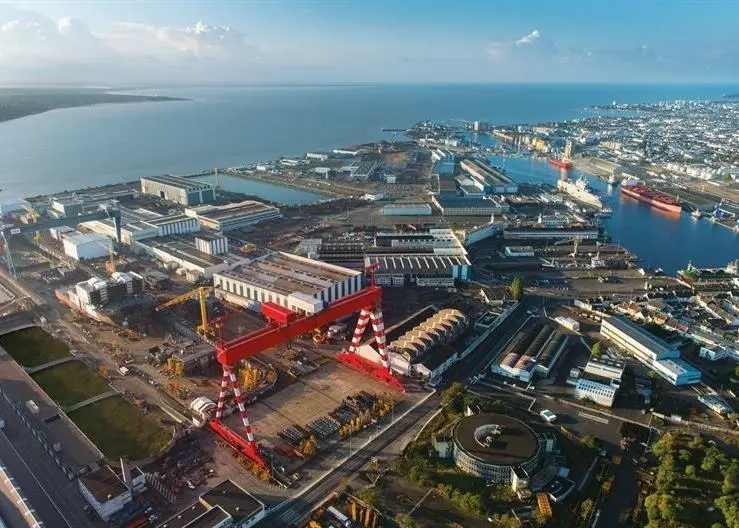 STX France's Saint-Nazaire shipyard