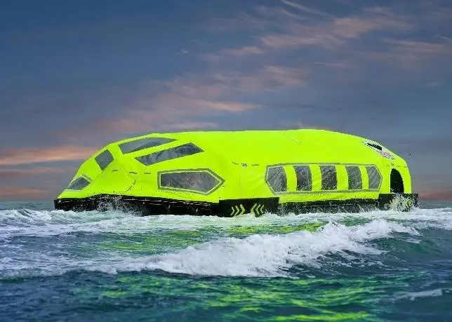 Every system is equipped with four survival crafts holding 203 persons each