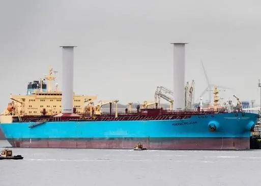 Rotor Sails onboard the 'Maersk Pelican'