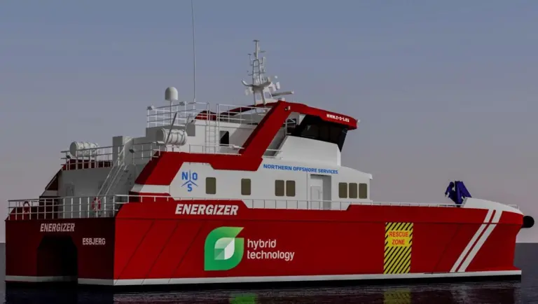 NOS’s Energiza will be powered by four MTU 720kW diesels powering Helseth CP propellers