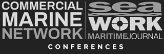 Commercial Marine Network Conferences logo greyscale