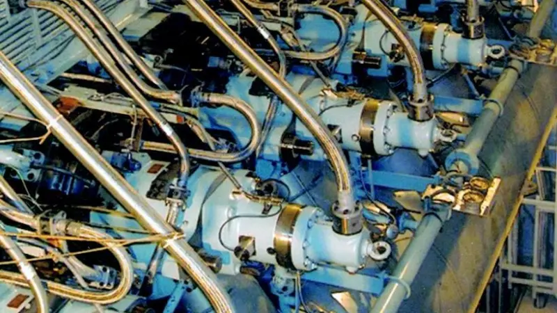 The first Sulzer RT-flex common-rail marine diesel is now at risk