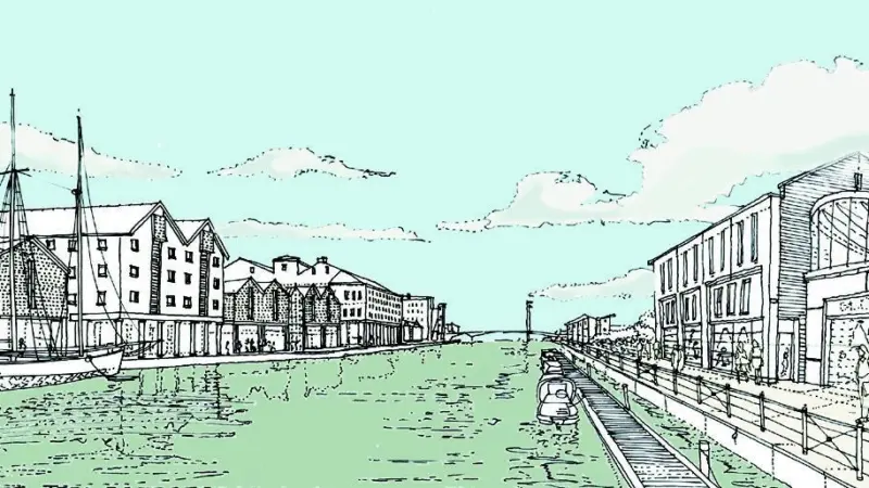 Gloucester Quays masterplan.