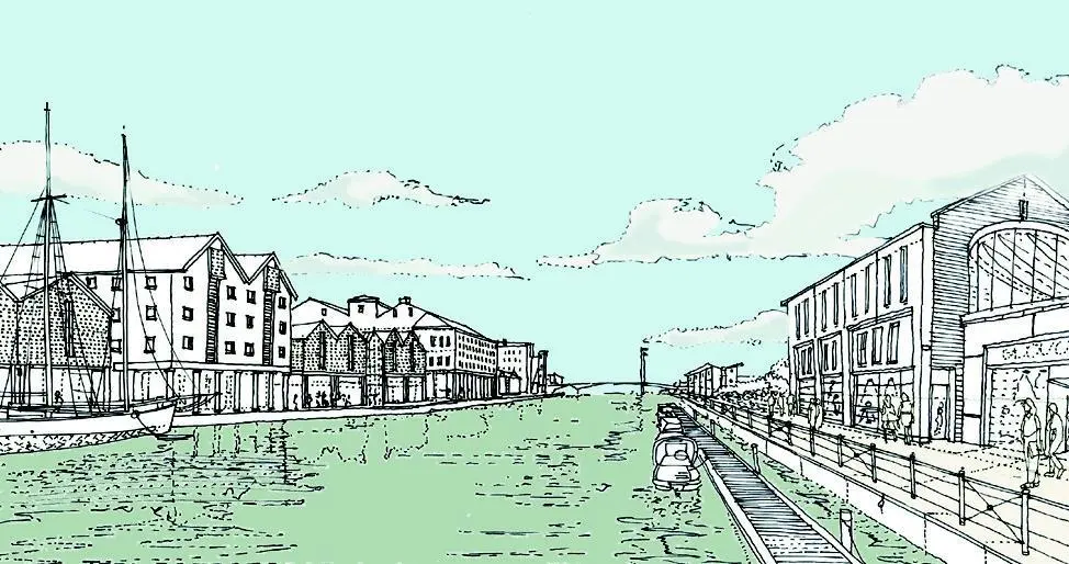 Gloucester Quays masterplan.