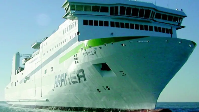 The new ropax ferry Murillo.