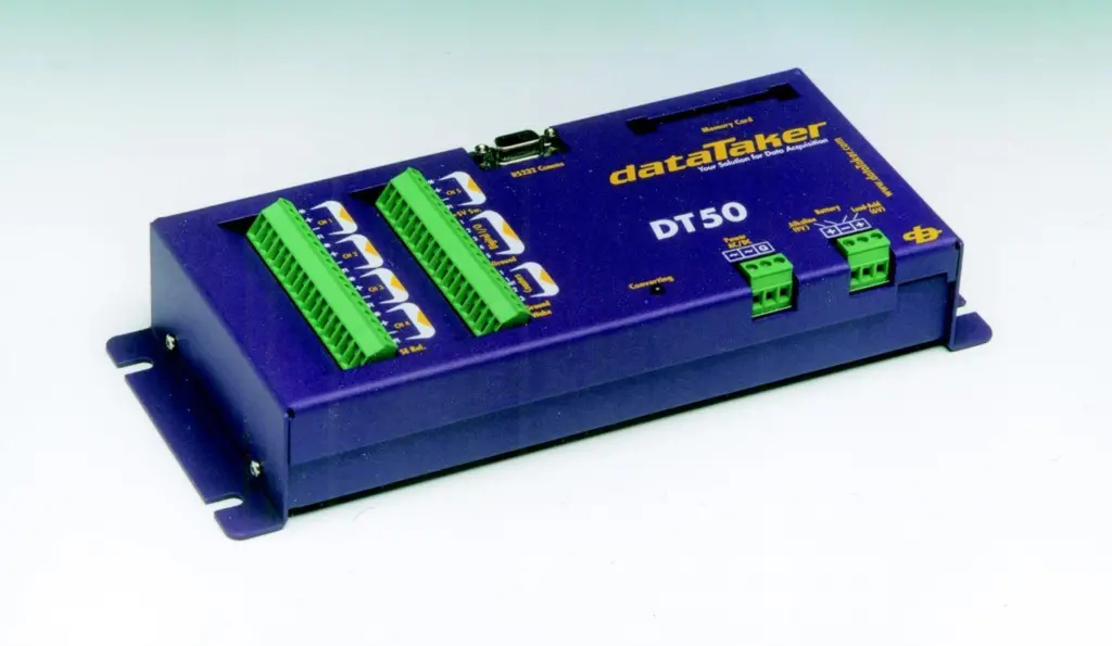 dataTakers can be used in the marine industries to monitor the temperature of composites during construction.