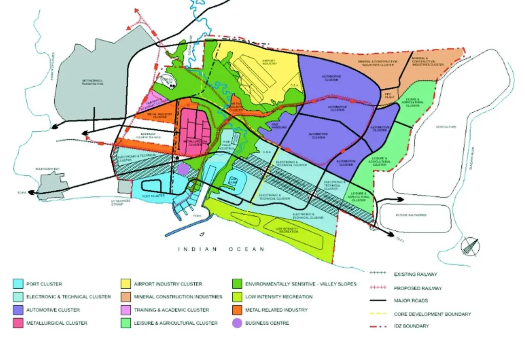 The new port at Ngqura is needed to meet the anticipated demand for container traffic in South Africa.