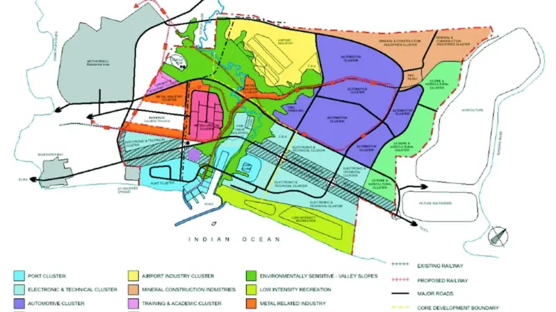 The new port at Ngqura is needed to meet the anticipated demand for container traffic in South Africa.