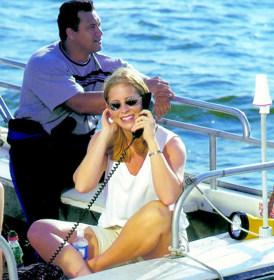 The IMF100 lets maritime users phone home from anywhere in the world.