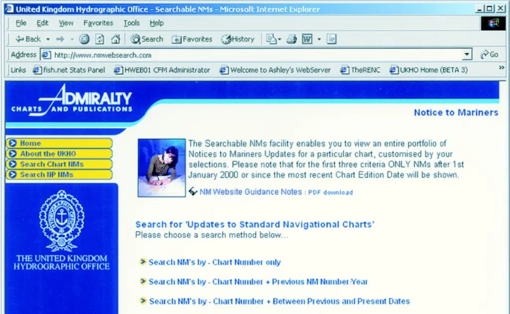 The AMNO services new search facility provides rapid updates to Admiralty Navigational Charts and Publications.