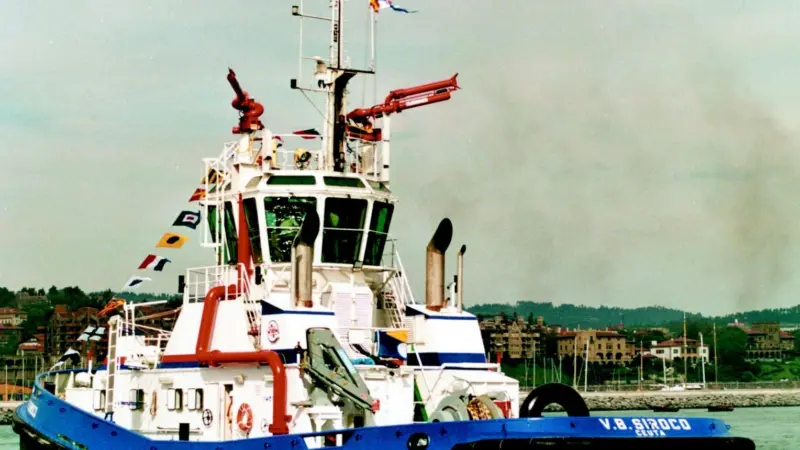 VB Siroco is a powerful Voith tractor for operation in Ceuta.