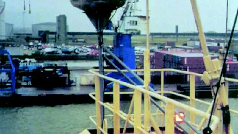 This Capsat Fleet 77 terminal on board a North Sea supply ship was tested under harsh winter conditions.
