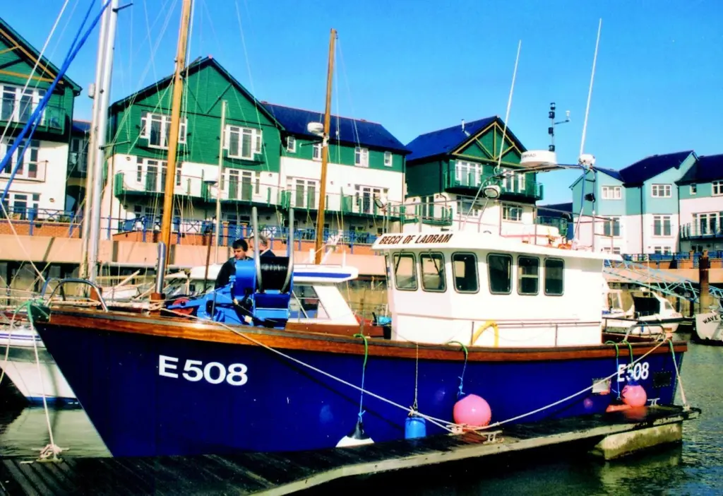 The Becci of Ladram is now operating as a charter fishing boat out of Exmouth marina.