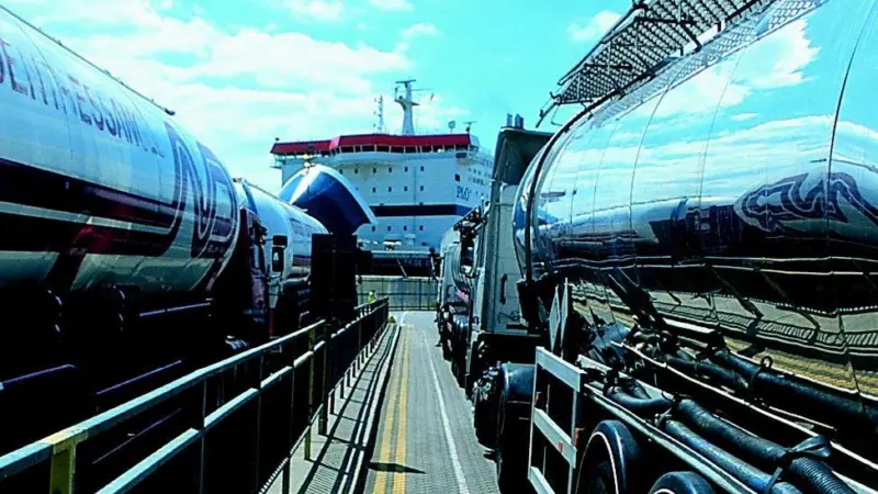 The new floating linkspan at Portsmouths Berth 3 will be 50% bigger than any currently in use at the port