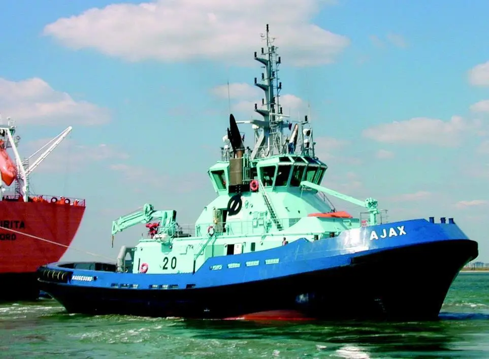 Norwegian escort tug Ajax went on show in Southampton