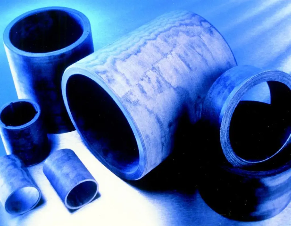 Rudder and stern tube bearings from Orkot Marine Bearings.