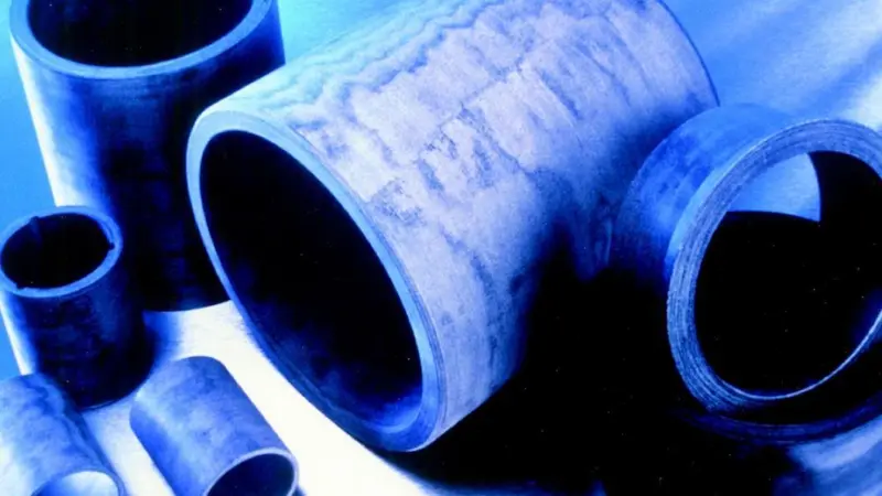 Rudder and stern tube bearings from Orkot Marine Bearings.