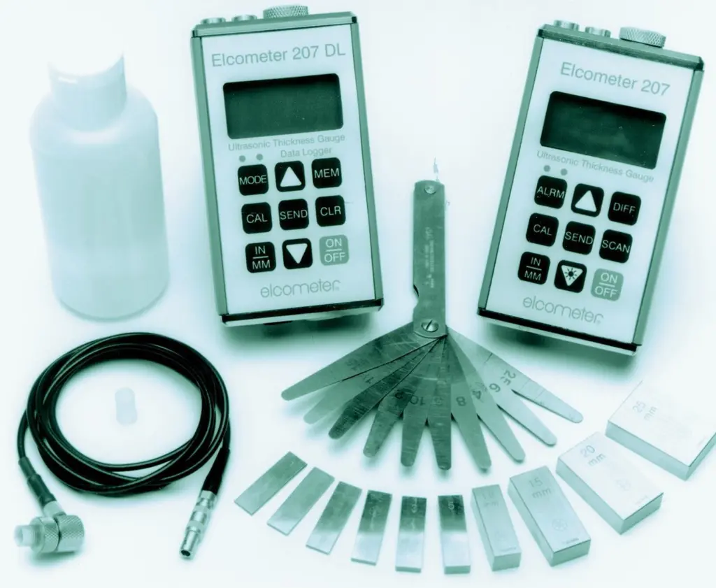 The new precision digital ultrasonic thickness gauges from Elcometer.