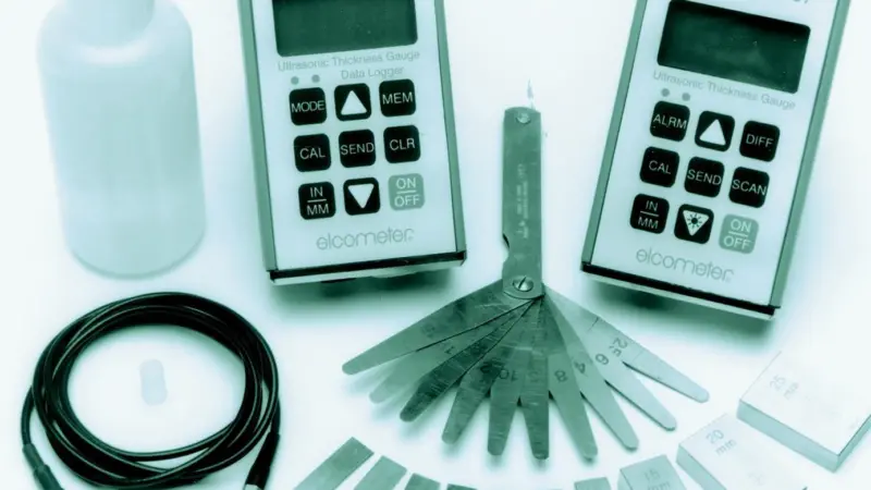 The new precision digital ultrasonic thickness gauges from Elcometer.