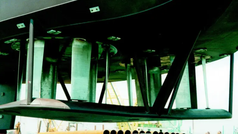 The Voith units fitted to Ahuriri are the first to have six blades.