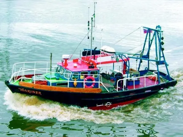 The Mariner is now fully equipped for hydrographic survey.