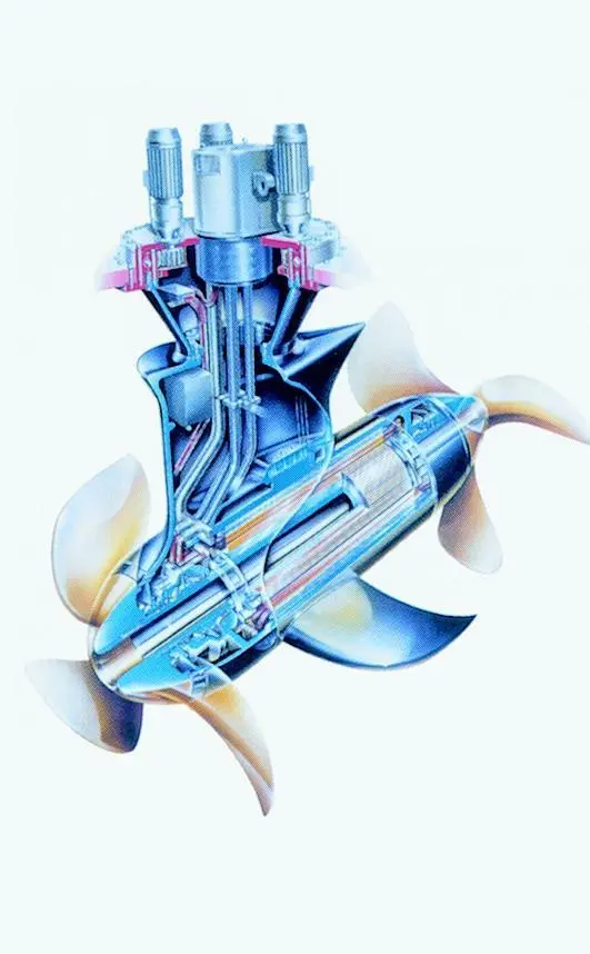 A Twin Propeller version of the Schottel Electric Propulsor (SEP).