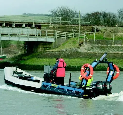 The MCAs new 6.4m Sea Rover is fully equipped for offshore operations.