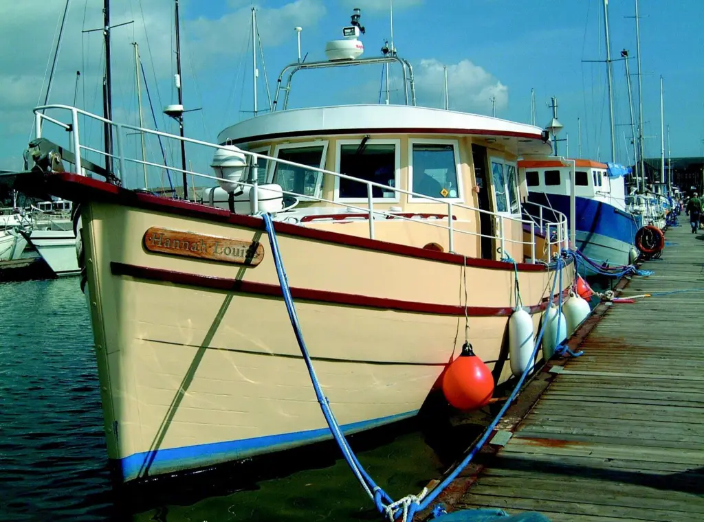 The skipper of the converted trawler Hannah Louise, Nigel Crabb, had a Boat Safety Manual produced for the benefit of the many friends he took to sea.
