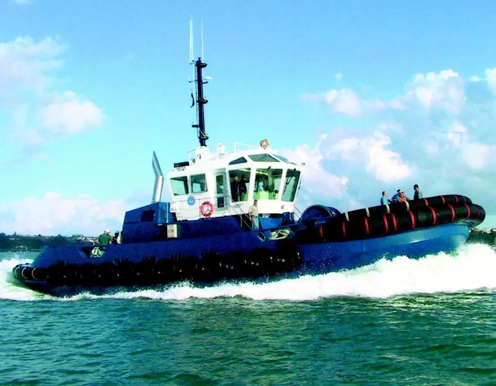 The first Ramparts 2400 tug has been named Blackadder.