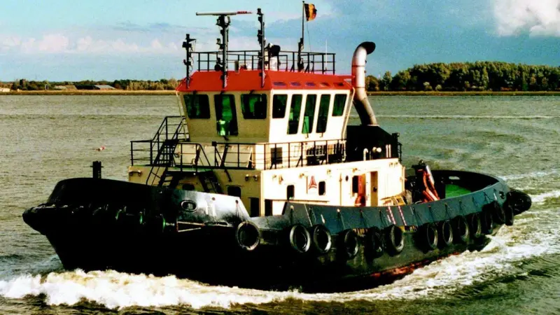 The Voith tractor Antwerp No 21 is the second of three new tugs (Towline)