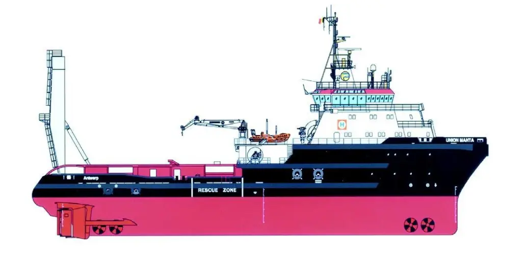 Powerful anchor-handler Union Manta will be the first delivery in the URS programme.