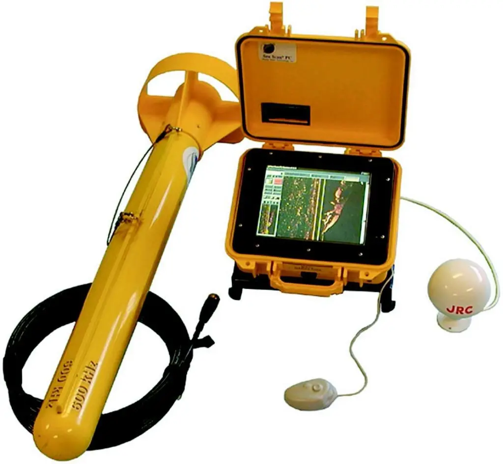 Marine Sonic Technologys new Centurion Sea Scan low-cost sidescan sonar, which is due to be marketed to European customers early next year.