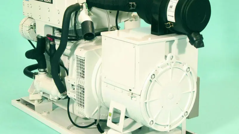 The new Cat C2.2 genset is the first of a new range aimed at boats rather than ships.