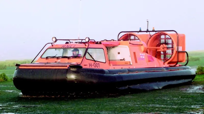 The RNLIs first inshore rescue hovercraft, the Hurley Flyer, is now operational at Morecombe.